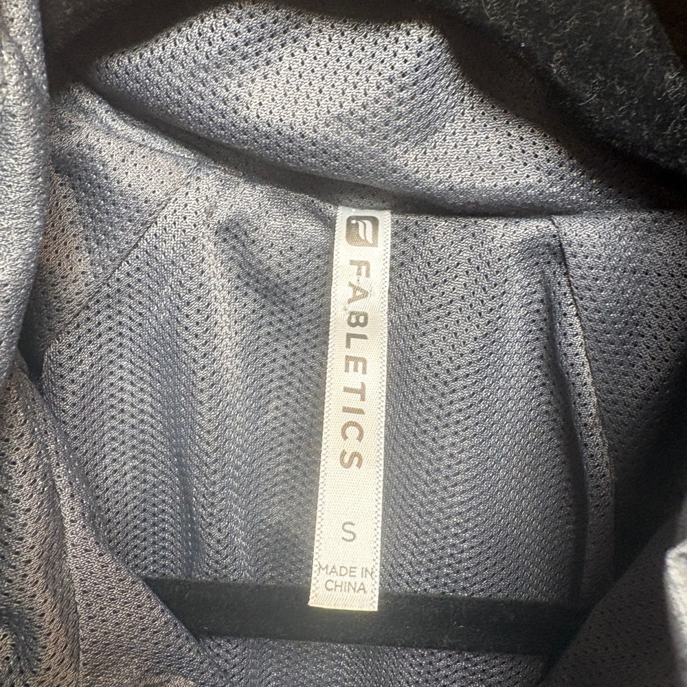 Fabletics Gray Lightweight Mesh-Lined Pullover - image 2